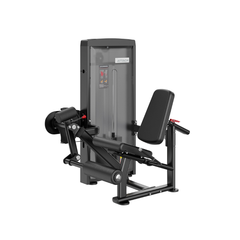 Dark Slate Gray ATTACK Strength Leg Extension Machine - Selectorised