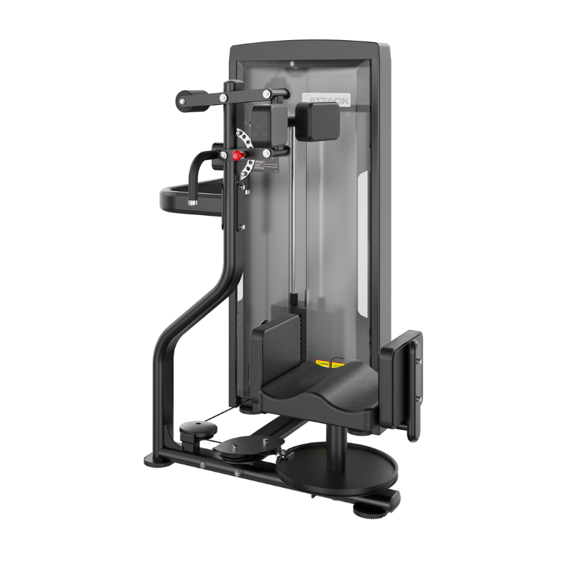 Dim Gray ATTACK Strength Rotary Torso Machine - Selectorised