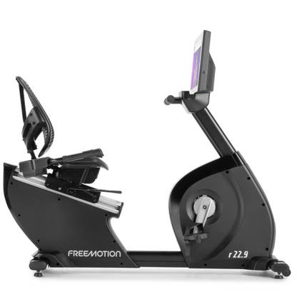 Dark Slate Gray FREEMOTION 22 SERIES r22.9 Recumbent Bike - 22inch Tablet/120V