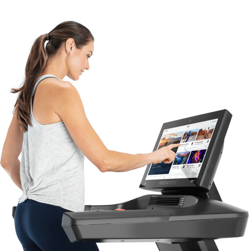 Dark Slate Gray FREEMOTION 22 SERIES t22.9 REFLEX™ Treadmill - 22inch Tablet/220V