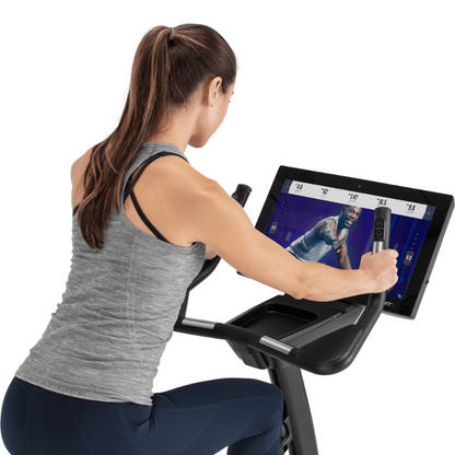 Dark Slate Gray FREEMOTION 22 SERIES u22.9 Upright Bike - 22inch Tablet/120V