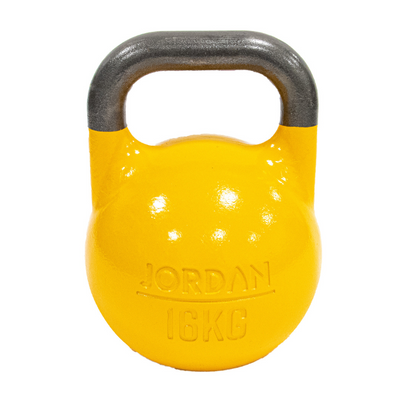 Gold JORDAN Competition Kettlebells (8 - 40kg) Single / 16kg - Yellow