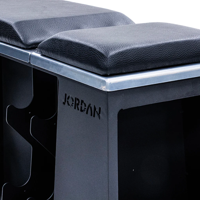 Black JORDAN Fusion HIIT Bench (Unkitted) - Adjustable With Optional Core Trainer WITH Core Trainer,WITHOUT Core Trainer