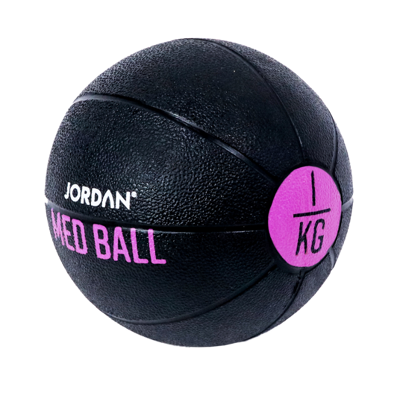 Black JORDAN Medicine Ball (1 - 10kg) Individual Ball / 1kg Medicine Ball