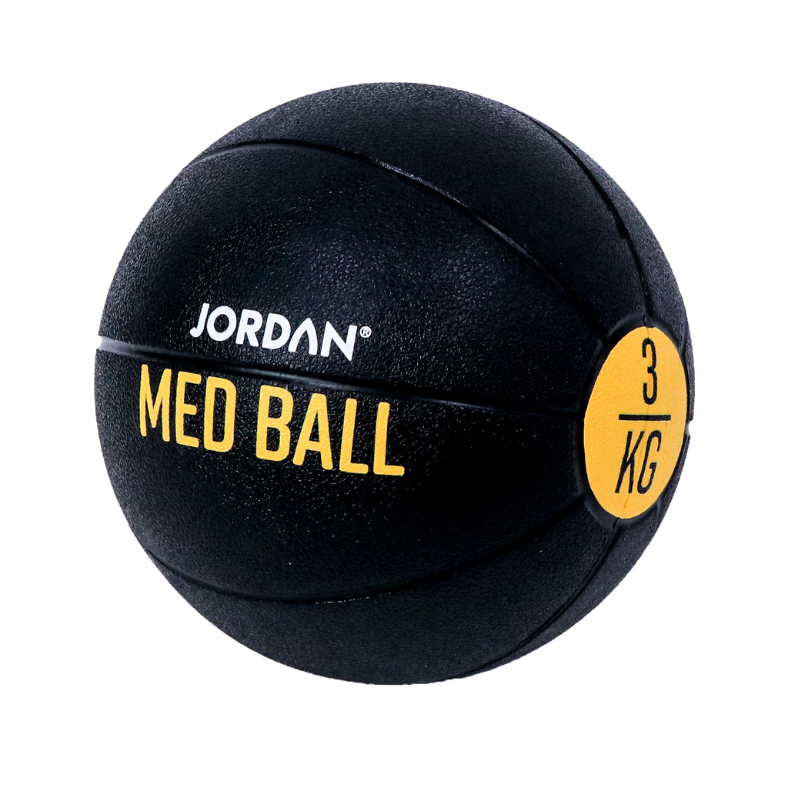 Black JORDAN Medicine Ball (1 - 10kg) Individual Ball / 3kg Medicine Ball