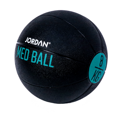 Black JORDAN Medicine Ball (1 - 10kg) Individual Ball / 8kg Medicine Ball