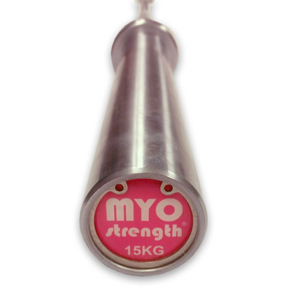 Rosy Brown MYO Strength 7ft Olympic Bar 1000lbs Tested - 15kg