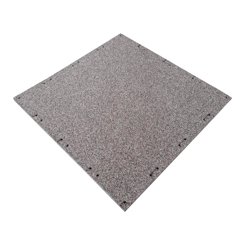 Light Slate Gray MYO Strength Premium EPDM Composite Rubber Floor Tile with Plastic Spacers [1000mm x 1000mm x 20mm]